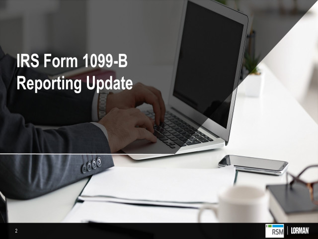 IRS Form 1099-B Reporting Update