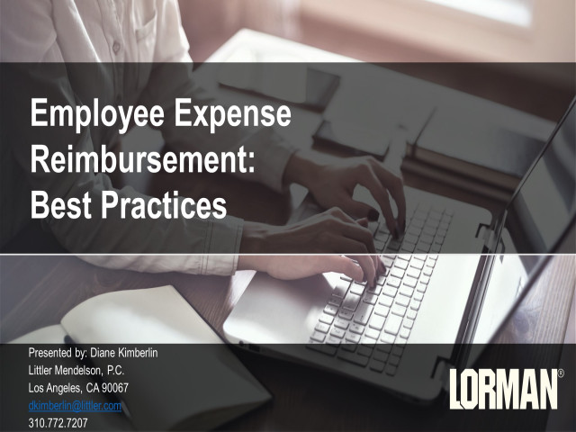 10 Best Employee Expense Reimbursement Practices