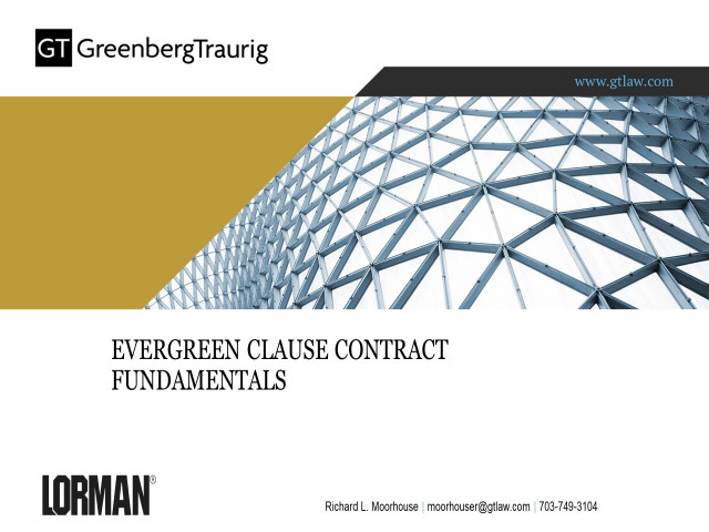 Understanding the Evergreen Clause: Benefits and Perils