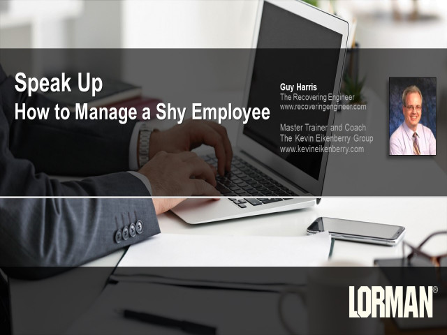 Speak Up: How to Manage a Shy Employee