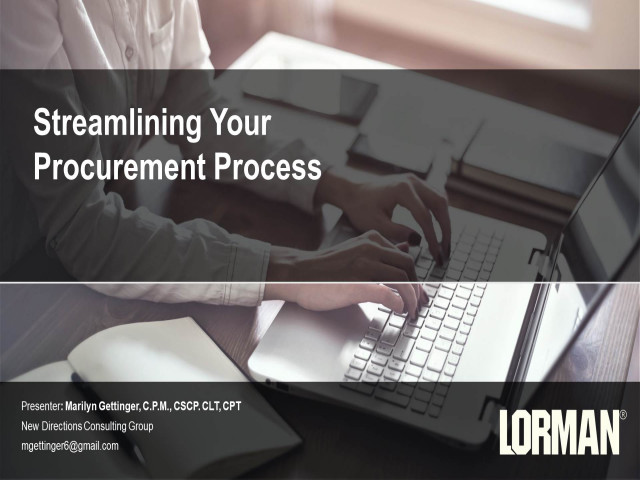 Streamlining Your Procurement Process