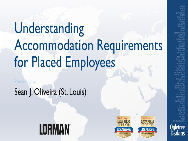 Understanding Accommodation Requirements for Placed Employees