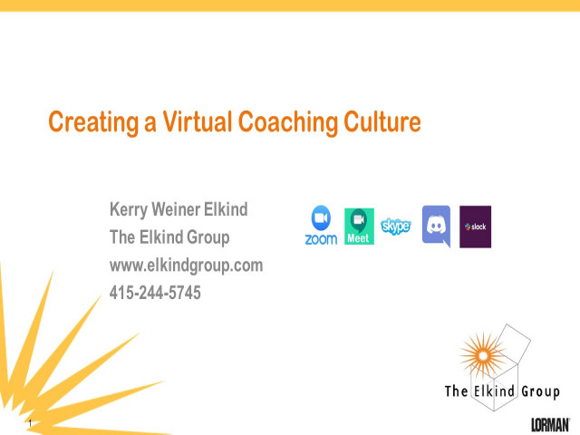 Creating a Virtual Coaching Culture