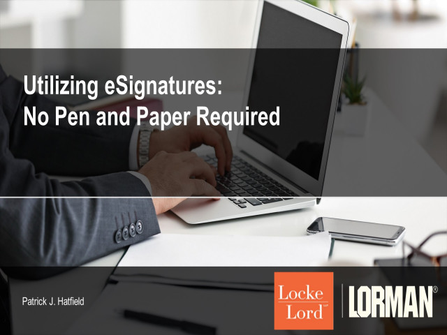 Utilizing eSignatures: No Pen and Paper Required