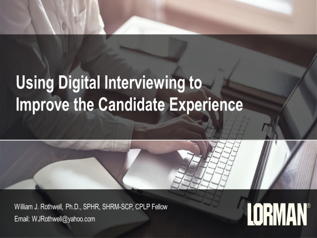 Using Digital Interviewing to Improve Candidate Experience