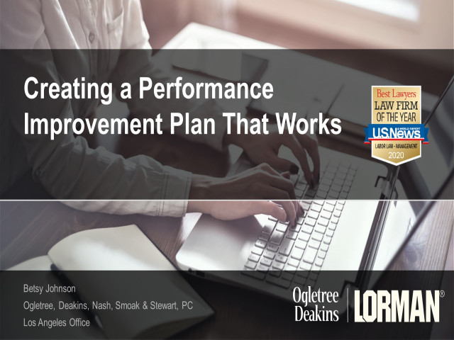 Creating a Performance Improvement Plan (PIP) That Works