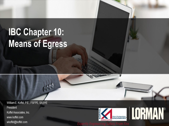 IBC Chapter 10: Means of Egress