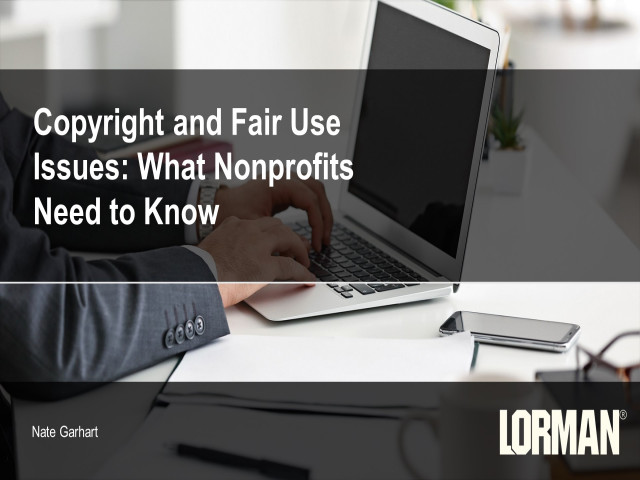 Copyright and Fair Use Issues: What Nonprofits Need to Know