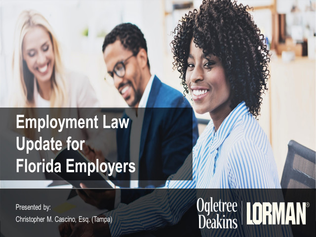Employment Law Update for Florida Employers