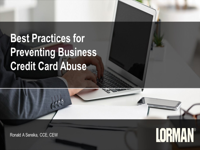 Best Practices for Preventing Business Credit Card Abuse