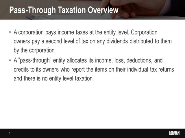 Pass-Through Entities Tax Risks