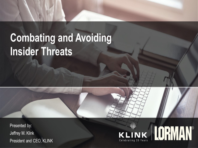 Combating and Avoiding Insider Threats