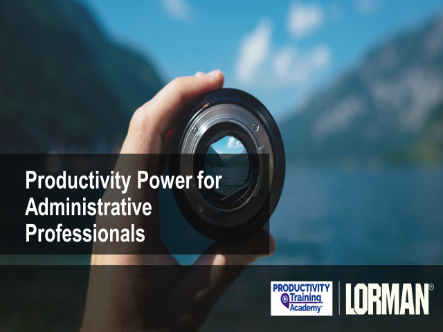 Productivity Power for Administrative Professionals