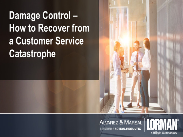 Damage Control: How to Recover From a Customer Service Catastrophe