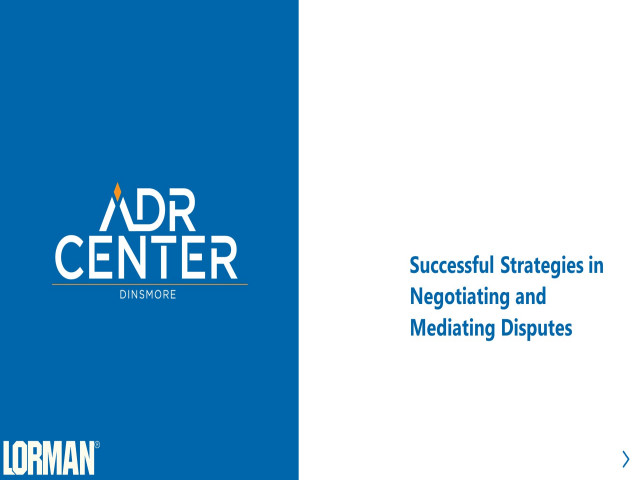 Preparation and Negotiation Strategies for Mediation