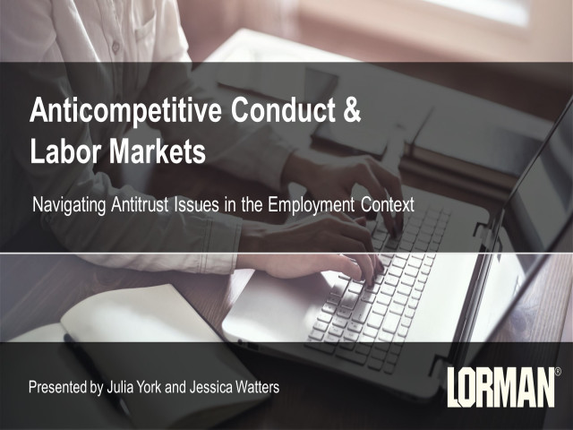 Antitrust Compliance for HR Professionals