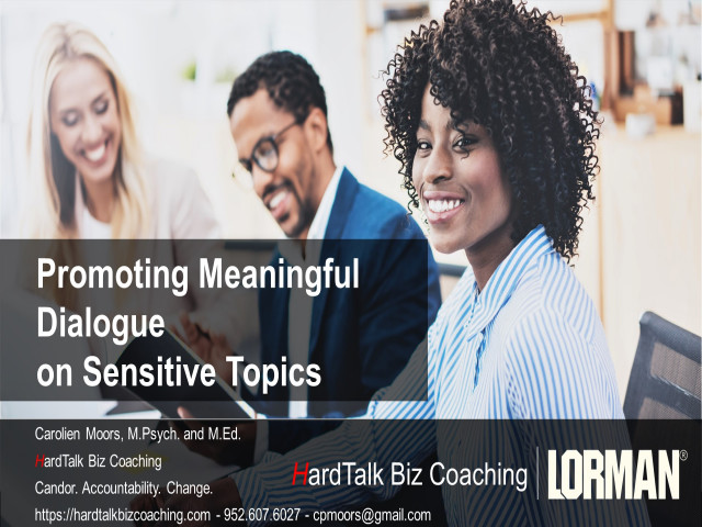 Promoting Meaningful Dialogue on Sensitive Topics