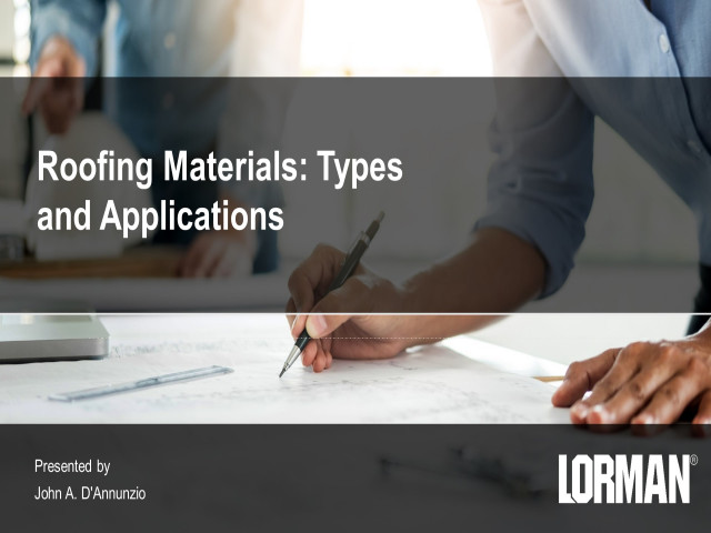 Roofing Materials: Types and Applications