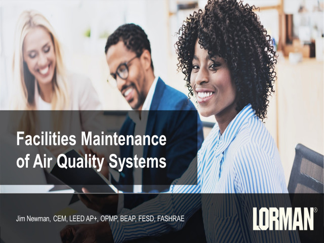 Facilities Maintenance of Air Quality Systems