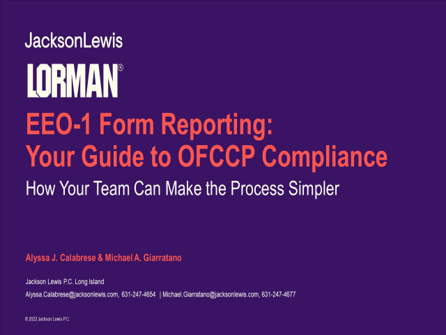 EEO-1 Form Reporting: Your Guide to OFCCP Compliance