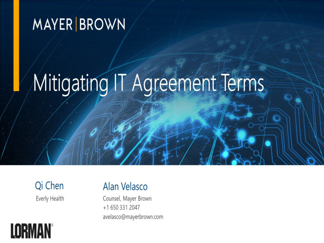 Mitigating IT Agreement Terms