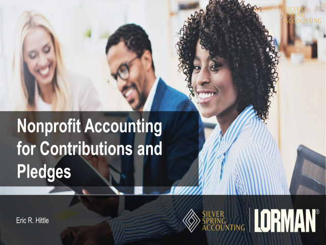 Nonprofit Accounting for Contributions and Pledges