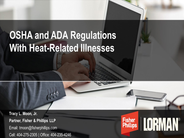 OSHA and ADA Regulations With Heat-Related Illnesses