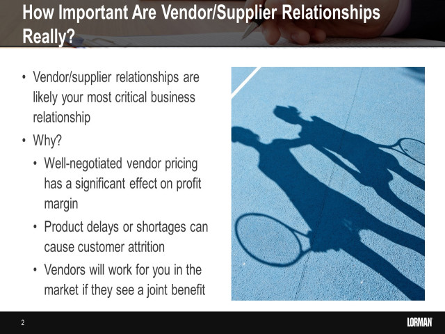 Negotiation Strategies: Dealing With Vendors and Suppliers