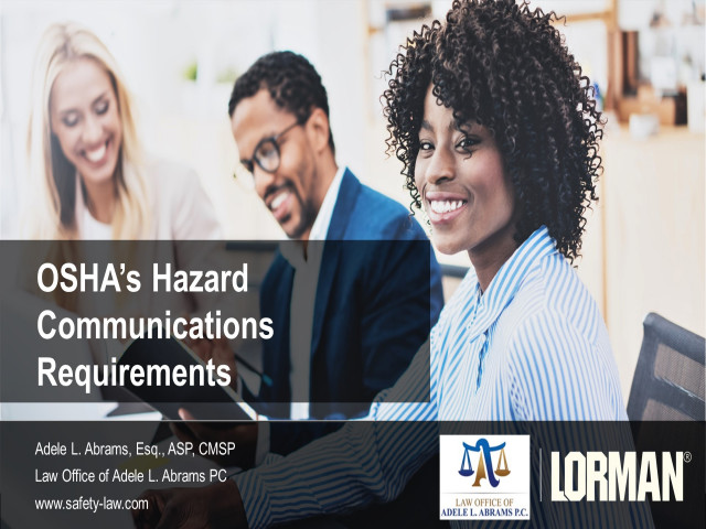 OSHA's Hazard Communication Requirements