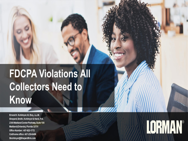 FDCPA Violations Collectors Need to Know