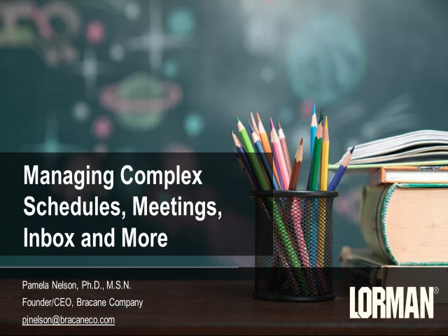 Managing Complex Schedules, Meetings, Inbox, and More