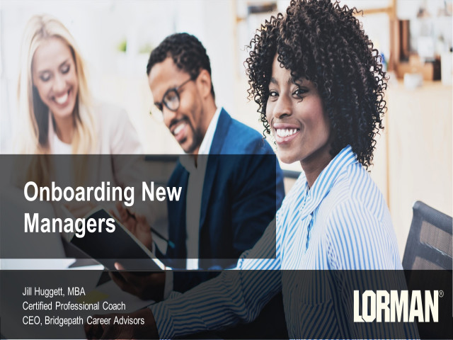 Onboarding New Managers