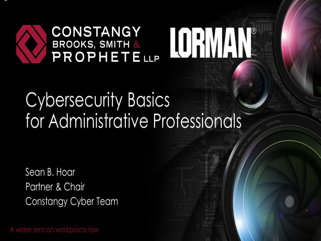 Cyber Security Basics for Administrative Professionals