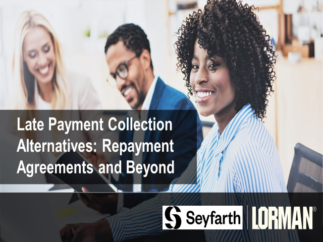 Late Payment Collection Alternatives:  Repayment Agreements and Beyond