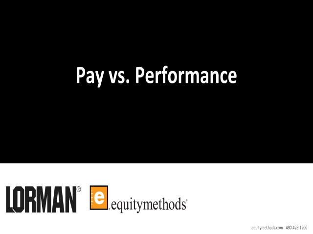 Pay vs. Performance