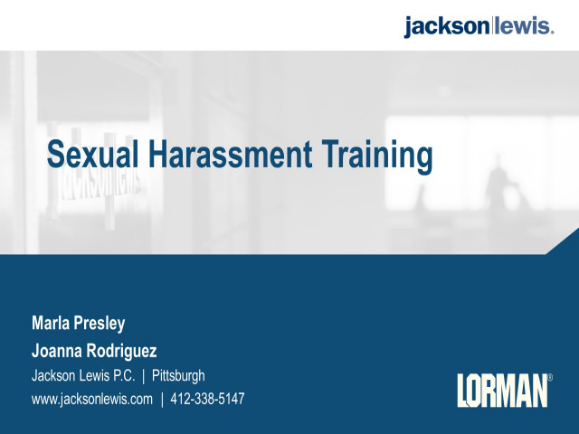 Sexual Harassment Training Guide