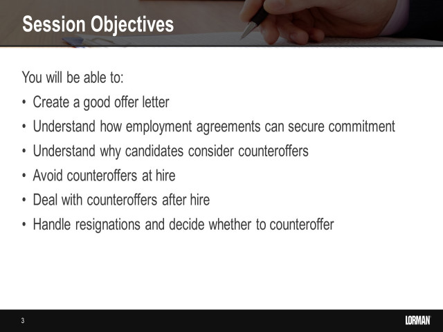 How to Effectively Tackle Counteroffers