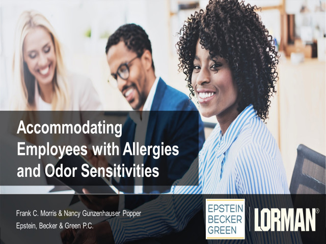 Accommodating Employees With Allergies and Odor Sensitivities