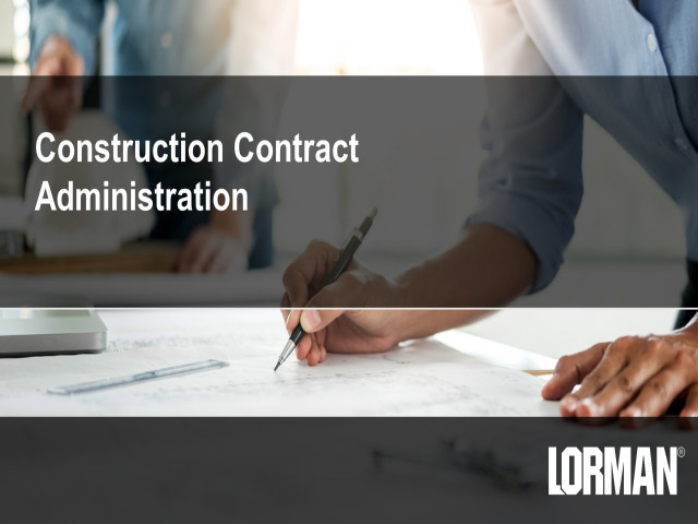 Construction Contract Administration