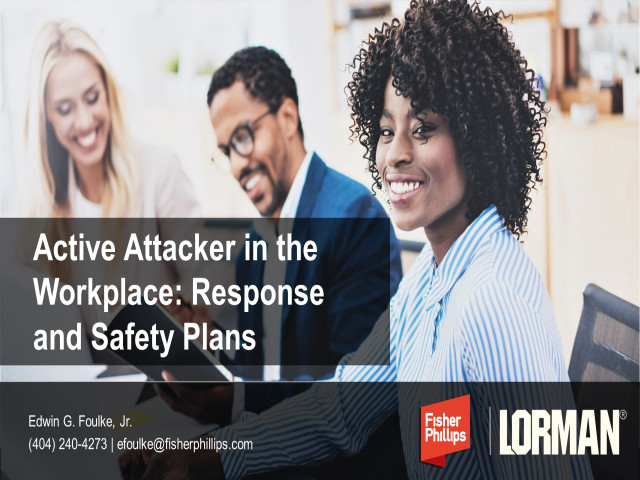 Active Attacker in the Workplace: Response and Safety Plans