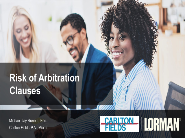 The Risks of Arbitration Clauses