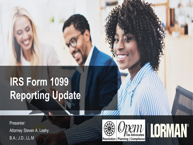 IRS Form 1099 Reporting 