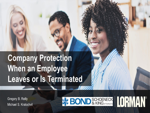 Company Protection When an Employee Leaves or Is Terminated