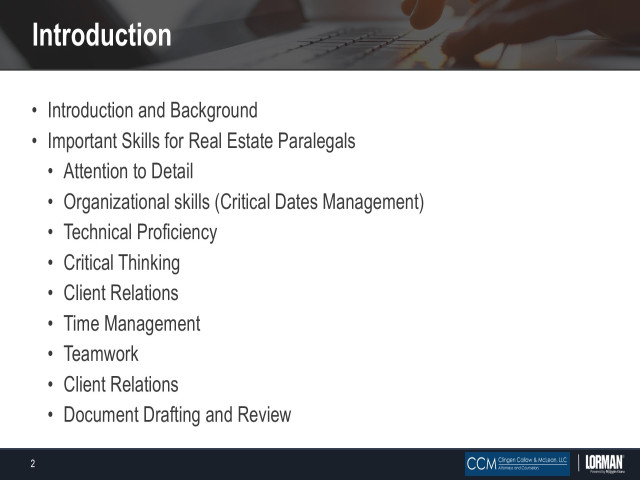 Real Estate Fundamentals for Paralegals