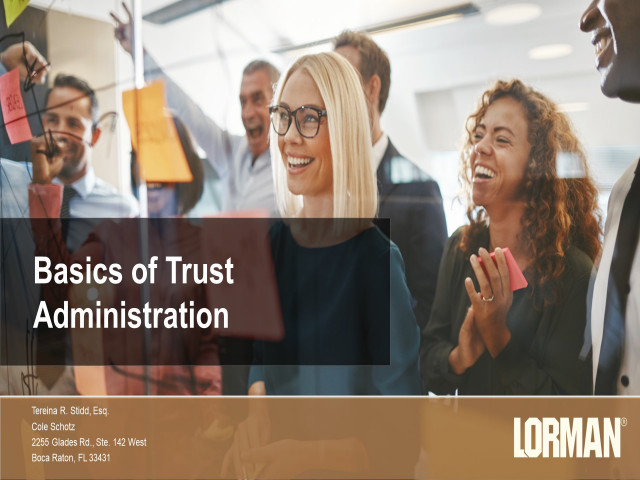 Basics of Trust Administration
