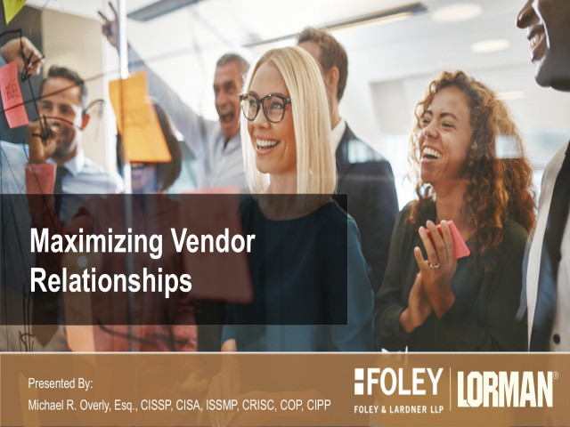Maximizing Vendor Relationships