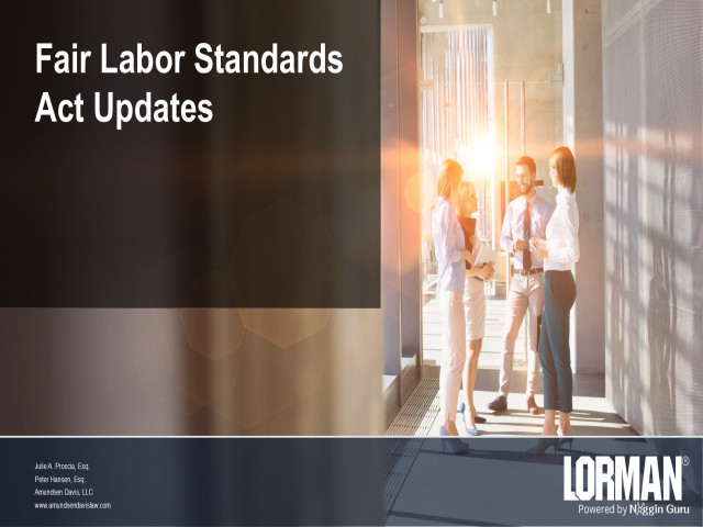 FLSA: New Updates