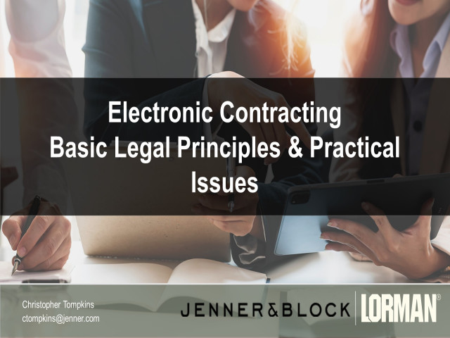 Electronic Contracts: Best Practices and Legal Implications
