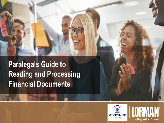  Paralegals Guide to Reading and Processing Financial Documents