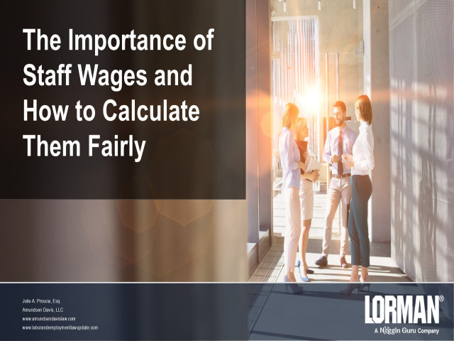 The Importance of Staff Wages and How to Calculate Them Fairly